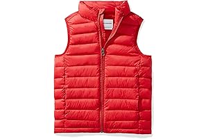Water-Resistant Packable Puffer Vest for Boys