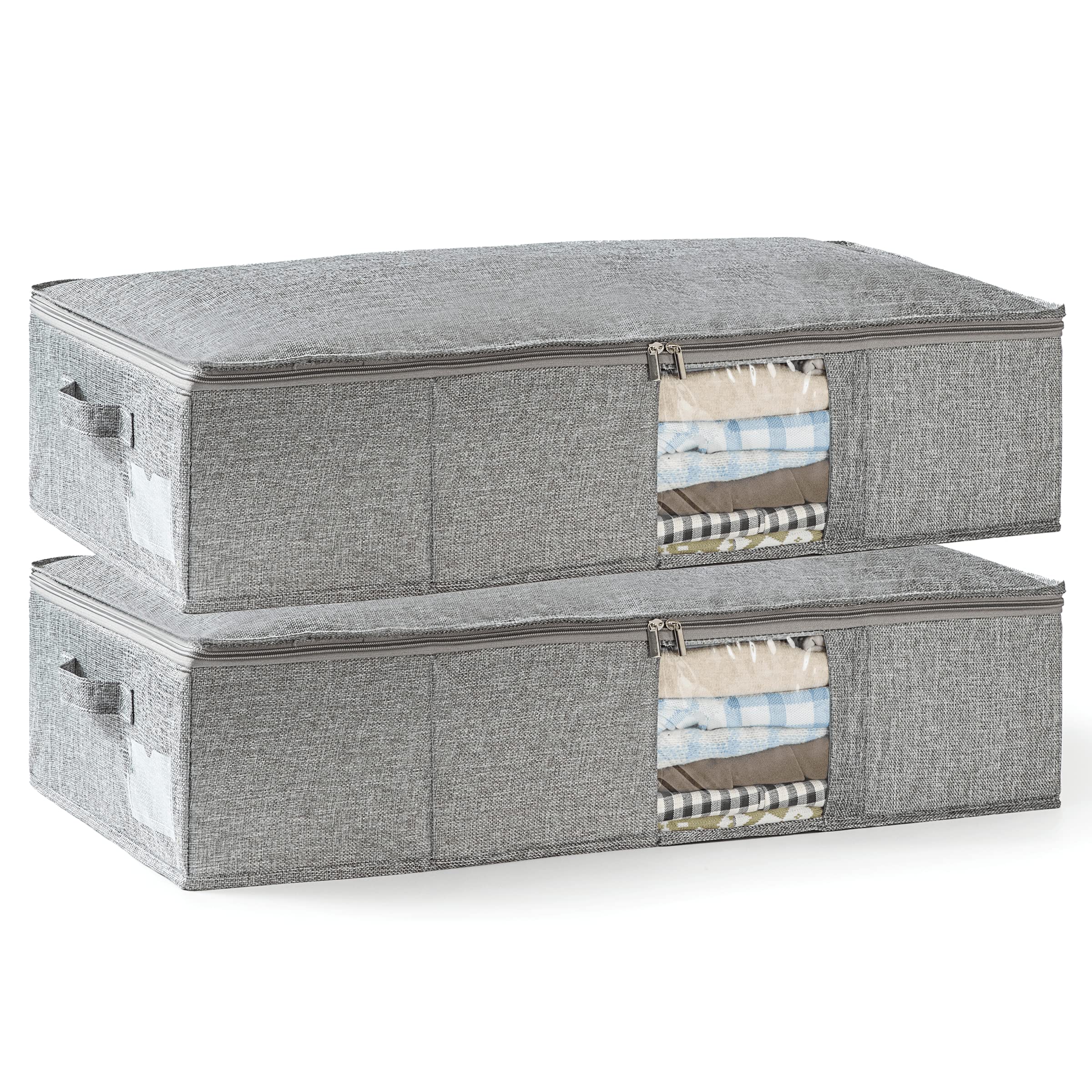 COVAODQ Under Bed Storage Containers Storage Bins Organizers for