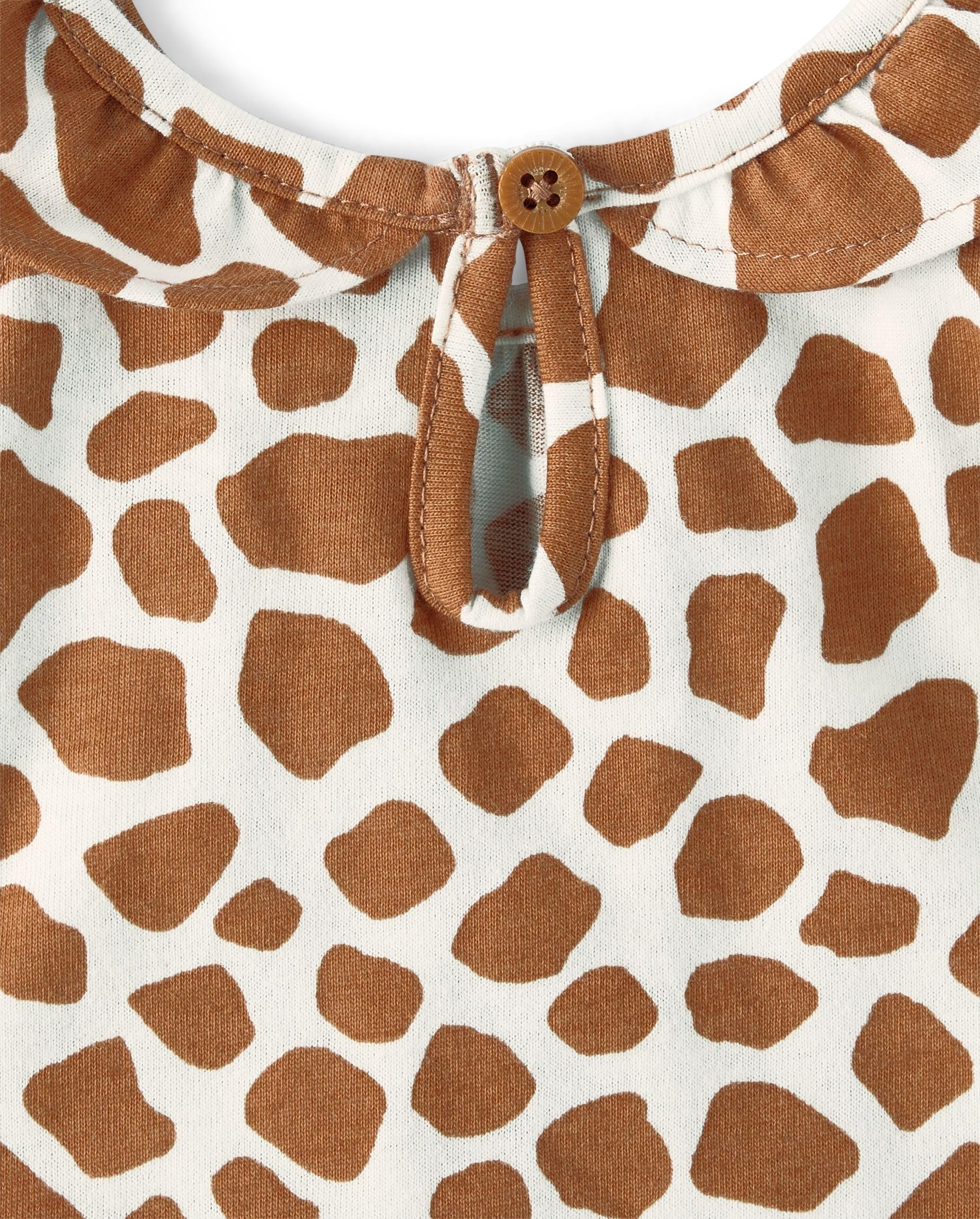 The Children's Place,Baby-Girls,and Newborn Summer Playwear 4 Piece Set,Giraffe 4 PC,9 Months,12 Months