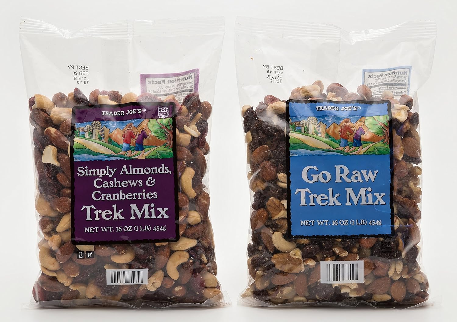 Trader Joe's Simply Almonds, Cashews & Cranberries Trek Mix