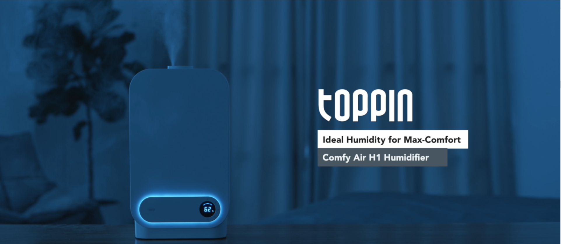 Maplin Humidifier Watch Toppin Comfy Air H1 Ultrasonic Humidifier 5L on Amazon Live