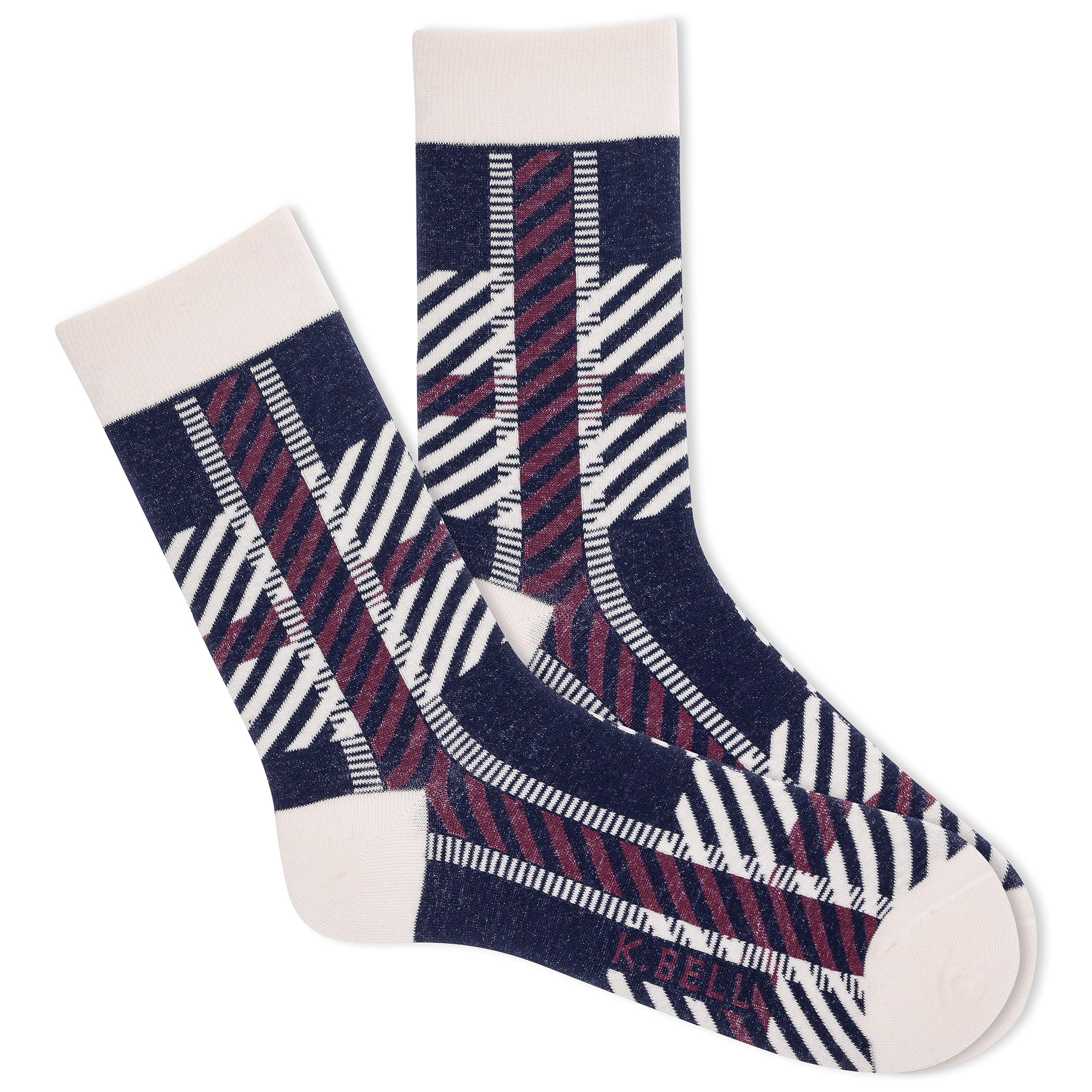 K. Bell Women's Fun American Classics Crew Socks (1-Pack)