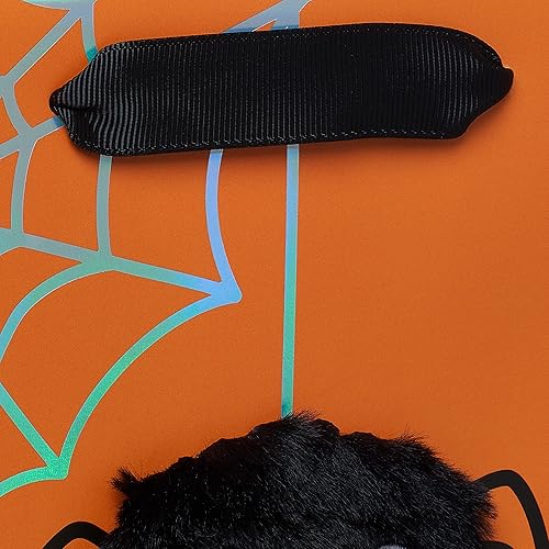 Miniatura 3 de Papyrus Bolsa de regalo mediana de Halloween de 8.5 pulgadas, patrón de araña (1 bolsa)