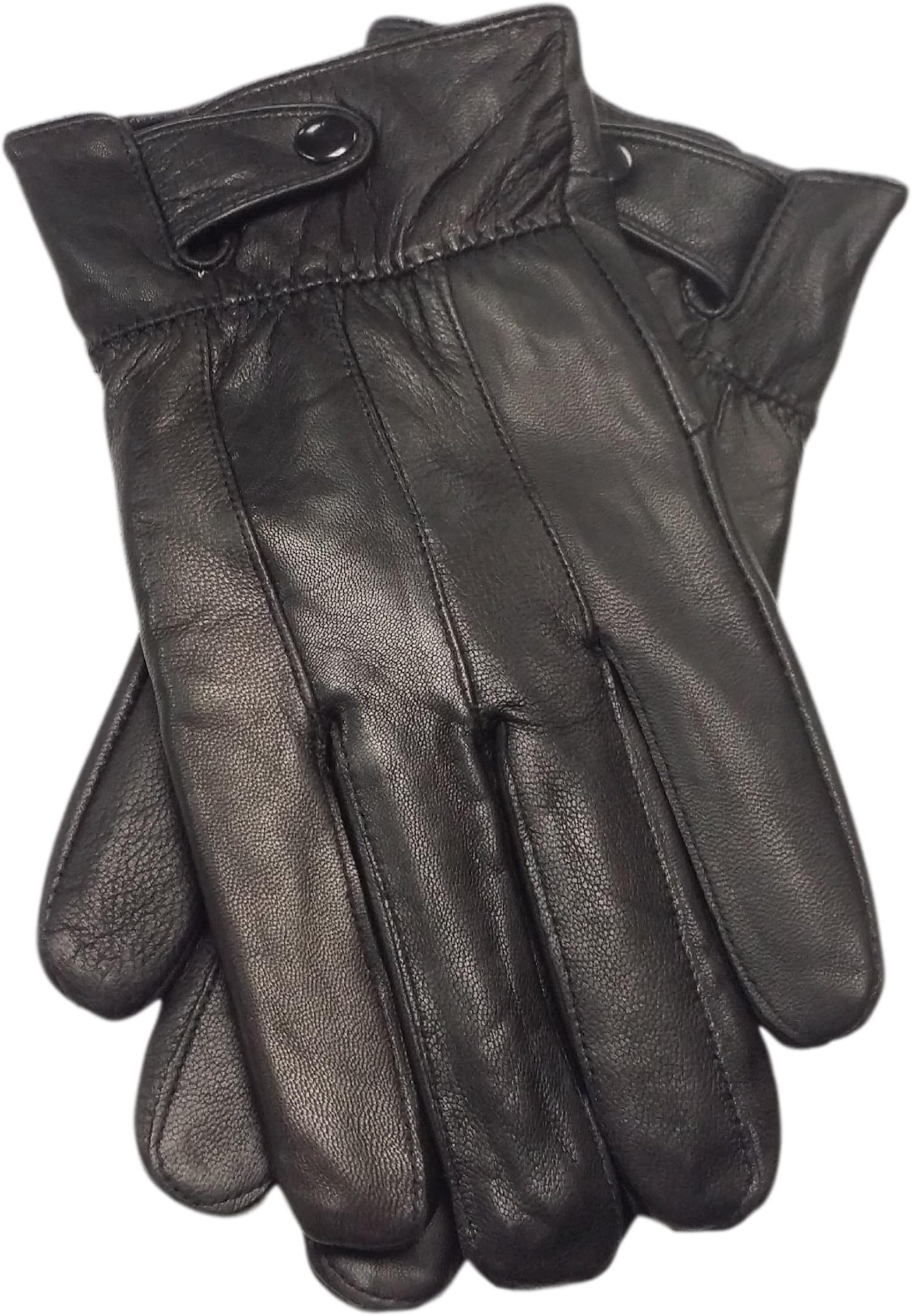 REEDMen's Genuine Leather Warm Lined Driving Gloves (Touchscreen Texting Compatible)