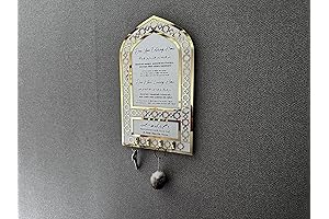 Golden Mihrab Entryway Islamic Dua Wall Art