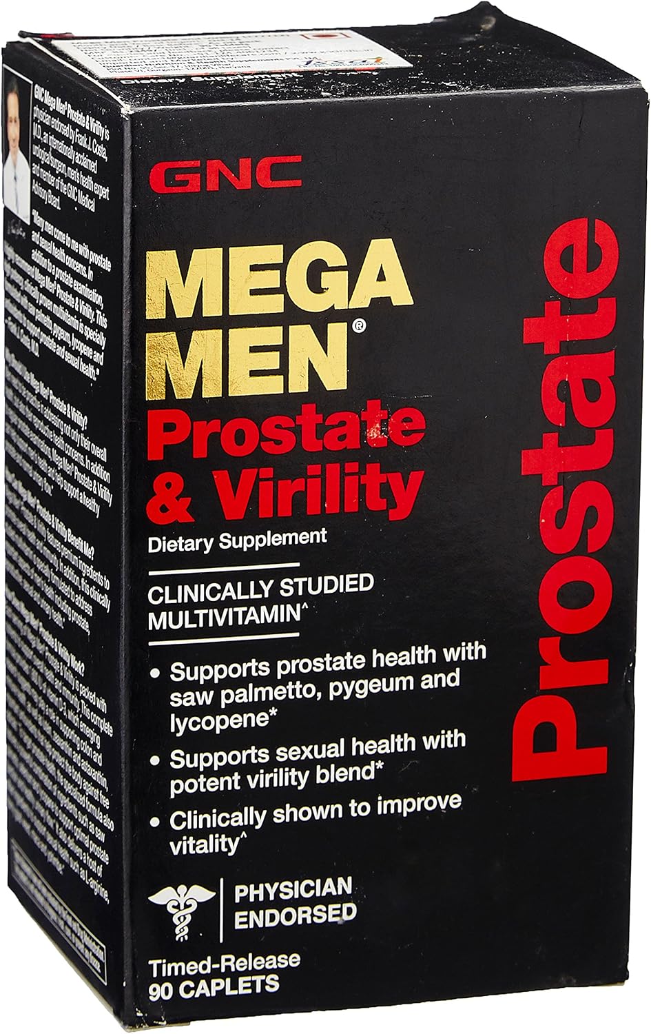 GNC Mega Men Prostate and Virility 90 Caplets