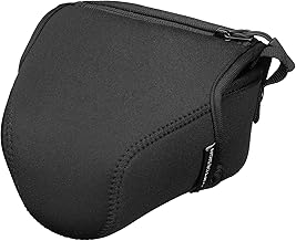 HAKUBA 一眼カメラケース ルフトデザイン スリムフィット カメラジャケット M-80 ブラック DCS-03M80BK