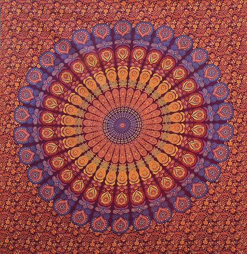 Miniatura 4 de Popular Handicrafts Evergreen - Exclusivo tapiz con mandala