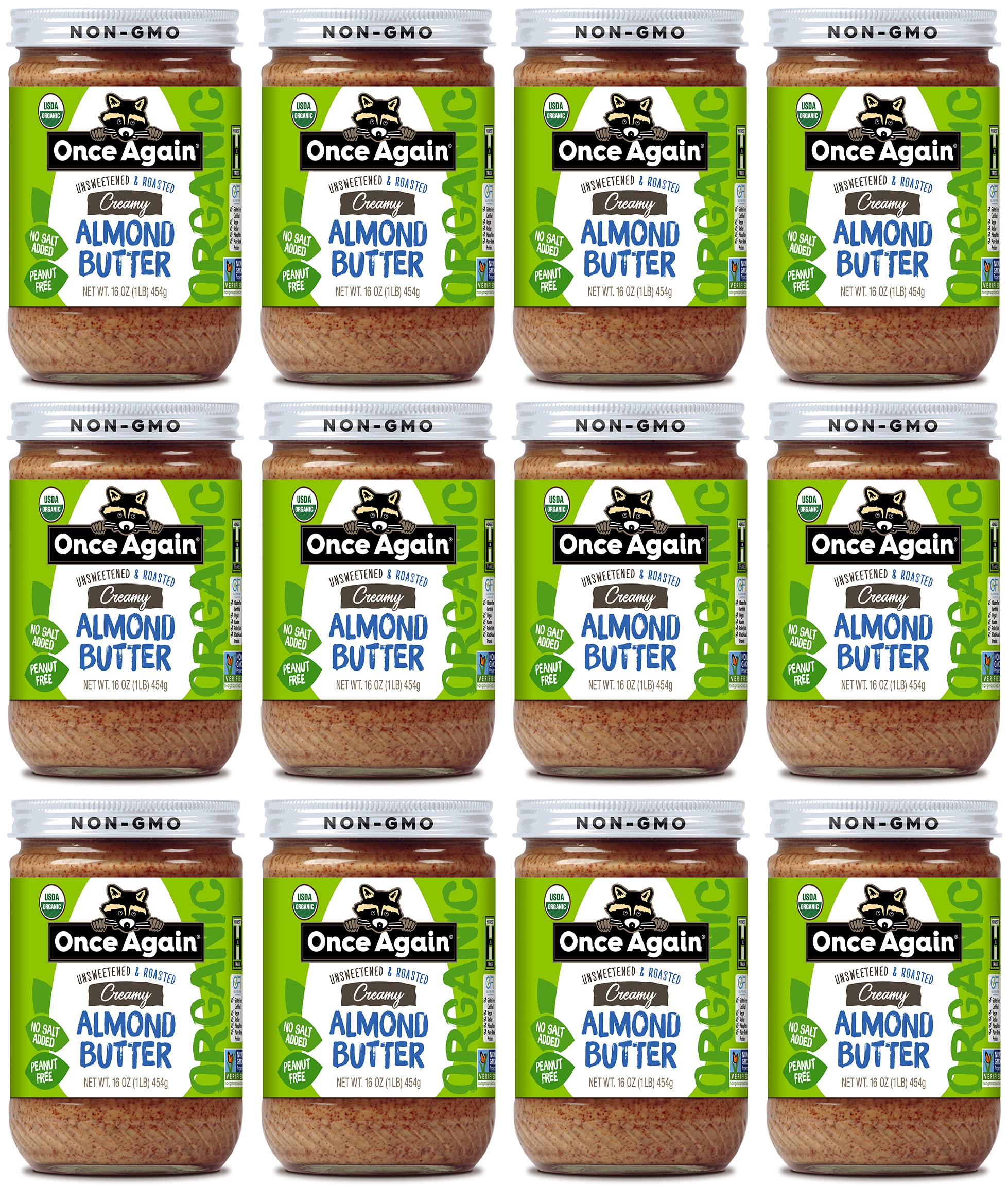 Once Again - Organic Almond Butter Creamy - 16 oz.