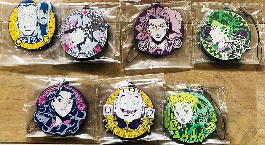 ジョジョの奇妙な冒険　ラバーストラップセット バンダイナムコアミューズメント限定 ジョジョの奇妙な冒険