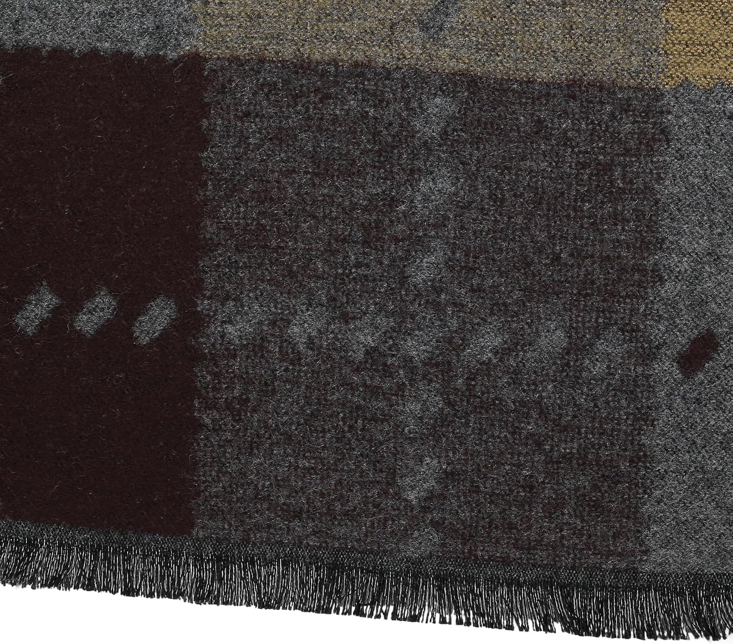 Winter Scarf for Men Plaid Cashmere Feel Mens Scarf for Cold Weather