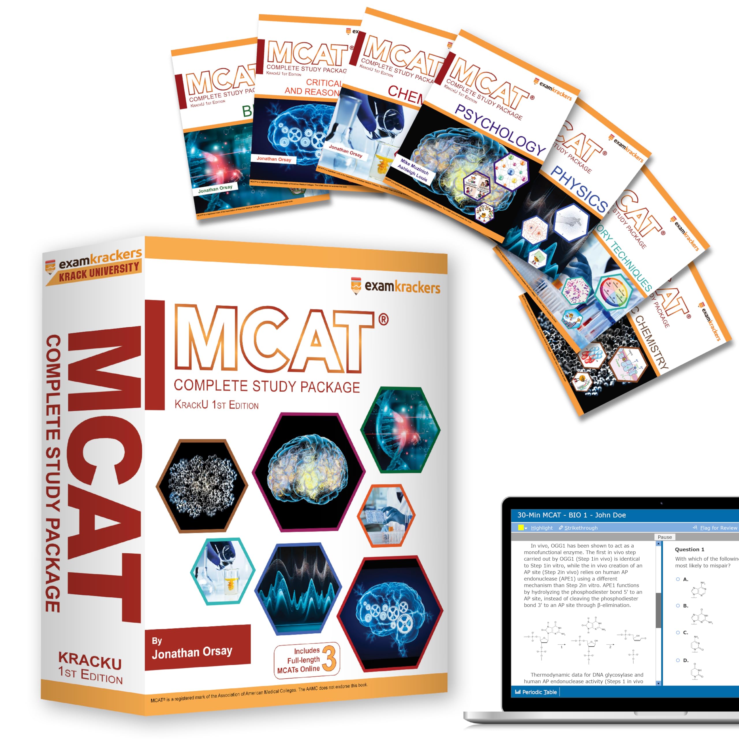 Examkrackers MCAT Complete Study Package, 12th Edit | Adobooks