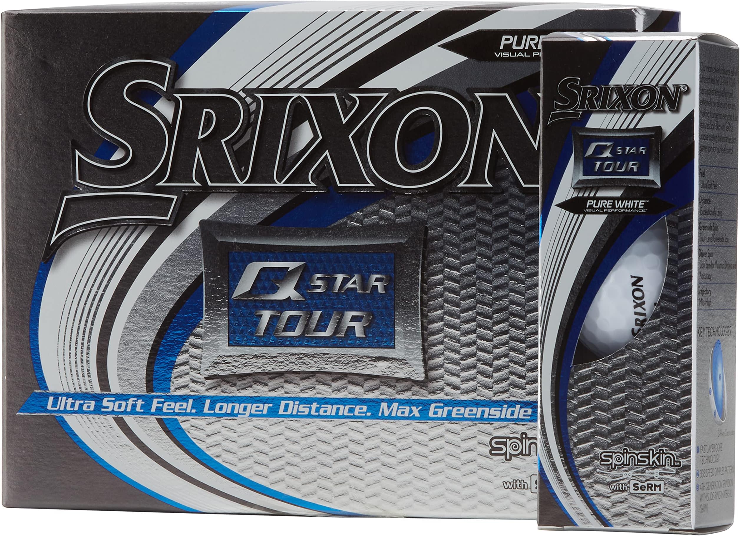 SrixonAD333 Tour Golf Balls, One Dozen (2018 Version)