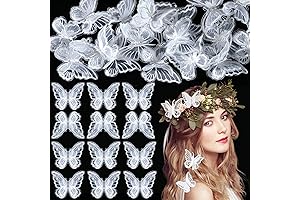 Premium Embroidered Butterfly Lace Trims