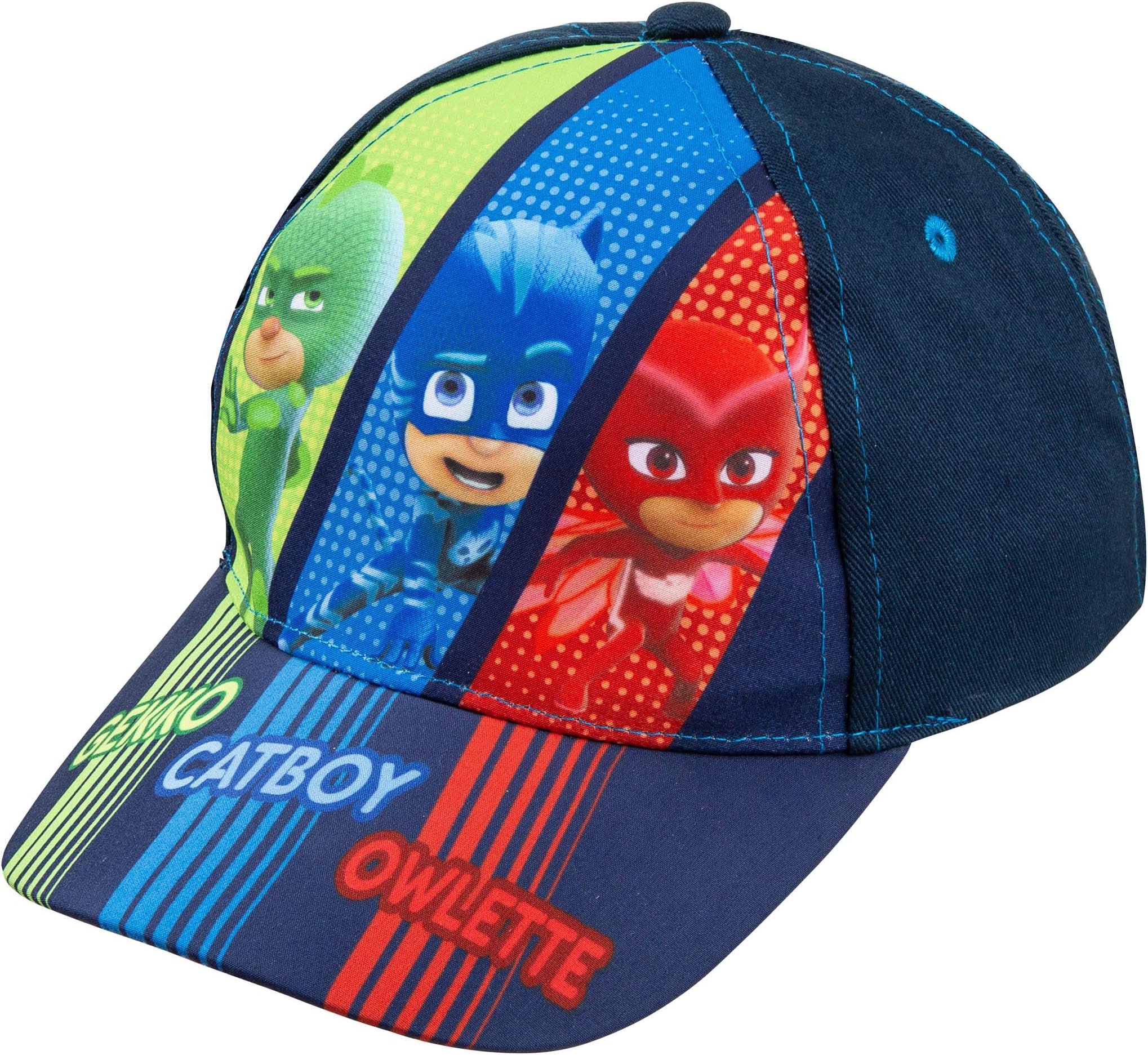 PJ Masks キャットボーイ、ゲッコーとオウレット 幼児用野球帽(2T、マルチカラー)