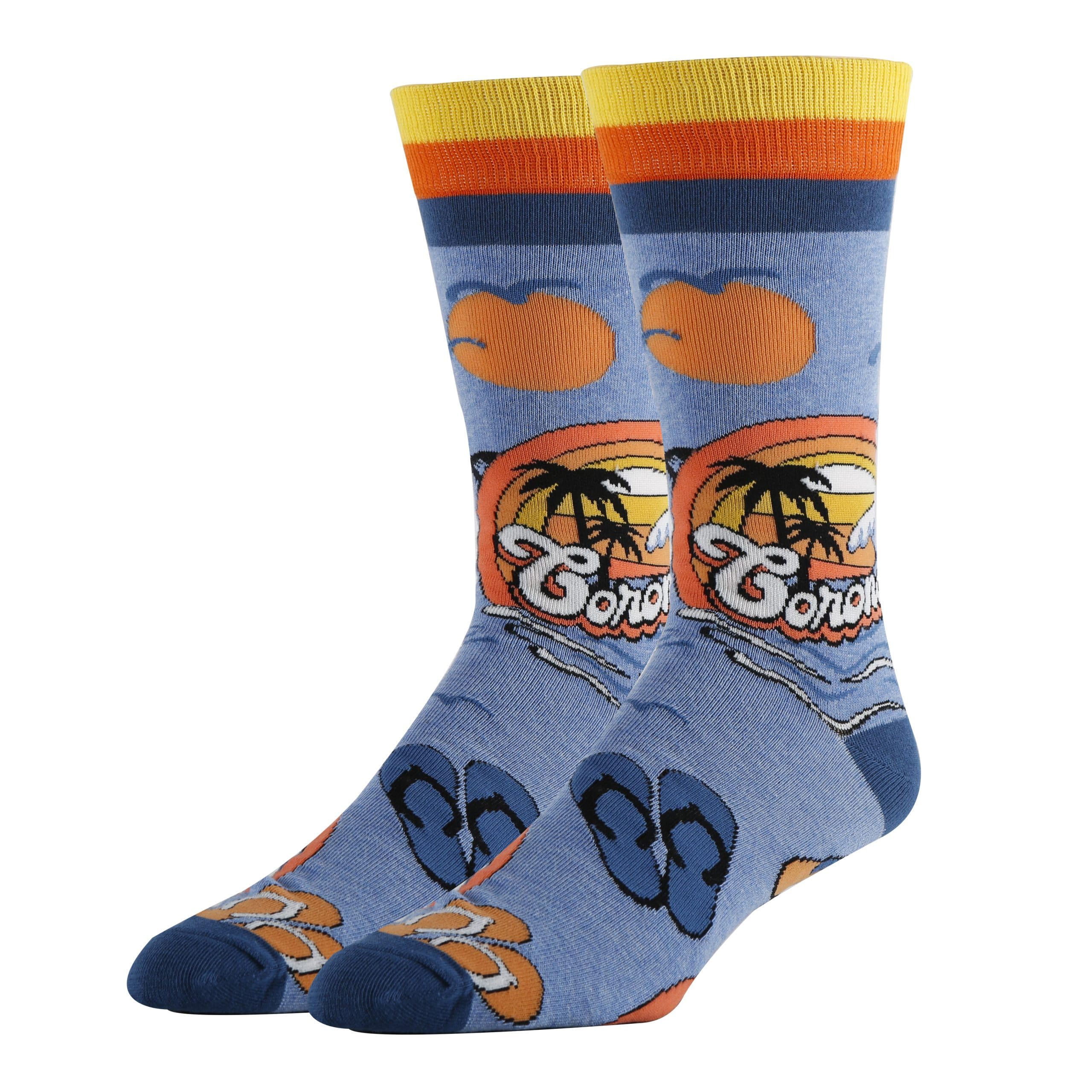 ooohyeah Men's Novelty Crew Socks, City State Gifts Souvenirs, Funny Crazy Silly Casual Socks, Shoe Size 8-13