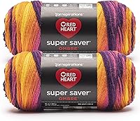 Vista 23 de Red Heart Hilo Super Saver, paquete de 3, Monet 3