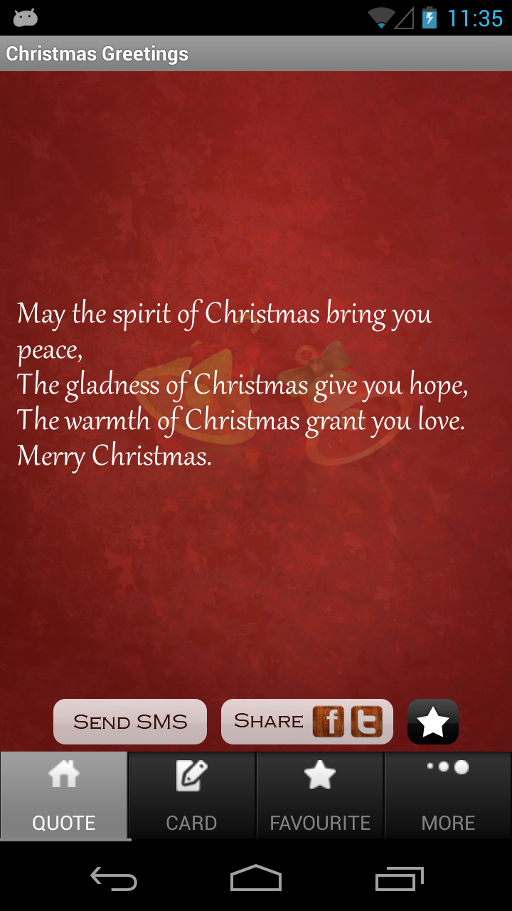 Christmas Greetings App 