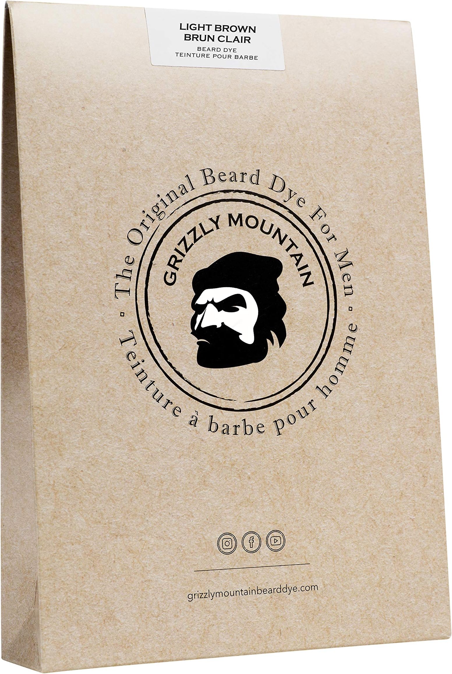 Organic & Natural Light Brown Beard Dye