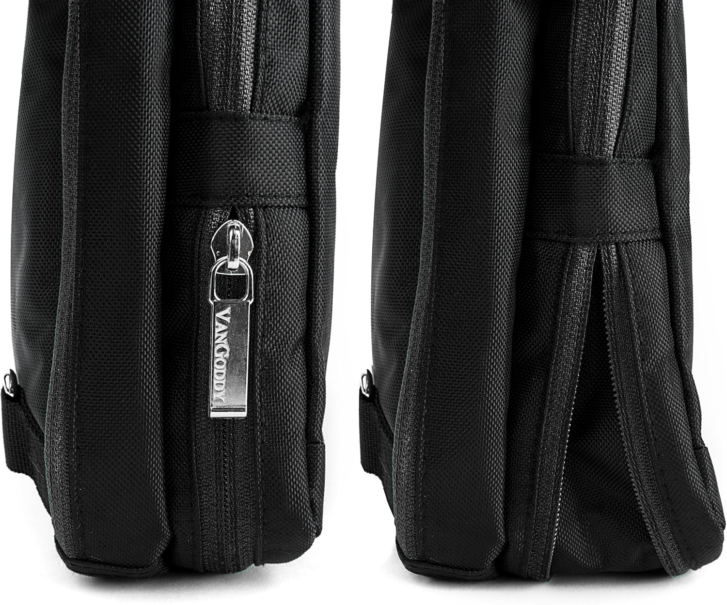 2-in-1 Laptop Backpack Messenger Briefcase Bag for Surface Laptop 4 3 13.5", Pro X 13" 7 12.3", Laptop Go 12.4" (Black)