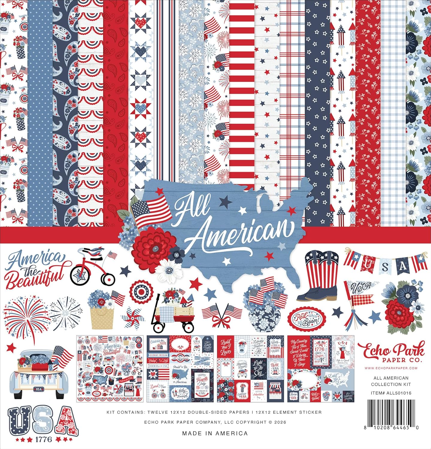 Echo Park Paper All American Collection Kit