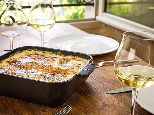 Miniatura 8 de Peugeot - Appolia Plato cuadrado para horno - Panadero de cerámica con asas - Rojo, 11.5 x 3 pulgadas