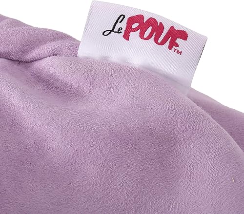 Miniatura 32 de Puff de microfibra de ante, Marrón French Roast,Rojo chino (Chinese Red),Tuscany,Carbón vegetal,Beige,Lavanda,rosado rosa (Rose Petal Pink)