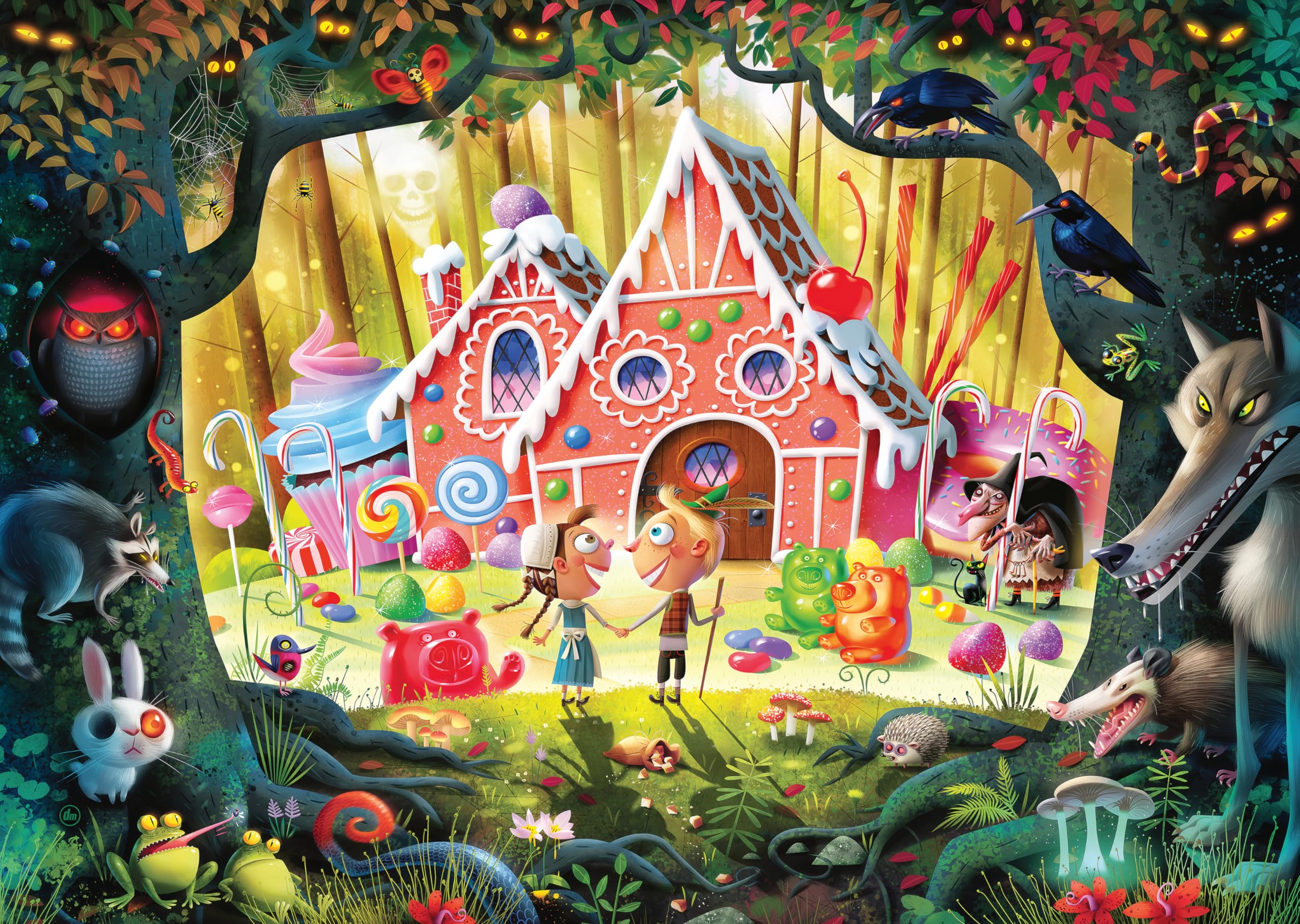 Ravensburger Hansel and Gretel 1000 Piece Jigsaw Puzzle for Adults and Kids Age 12 Years Up, Multicolor, 10.5 x 10.87 inches