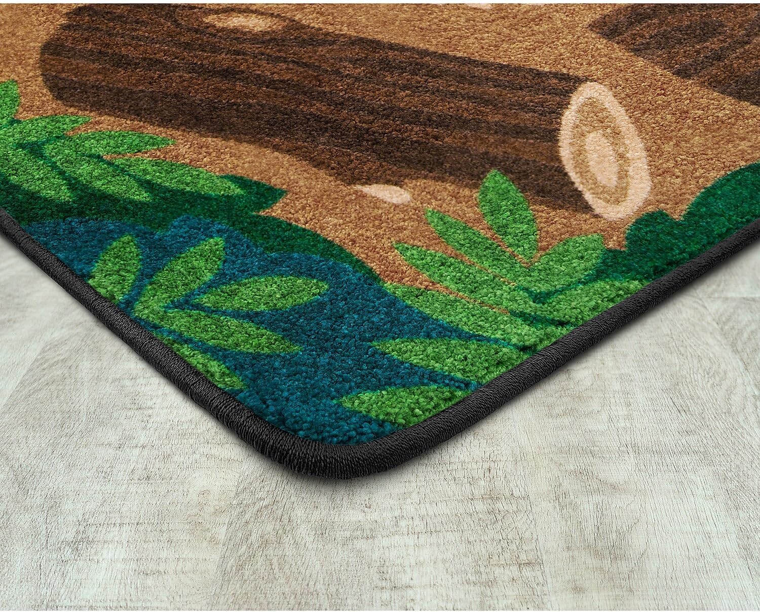 Joy Carpets Campfire Fun Area Rug in Color Multi, 5'4" x 7'8"