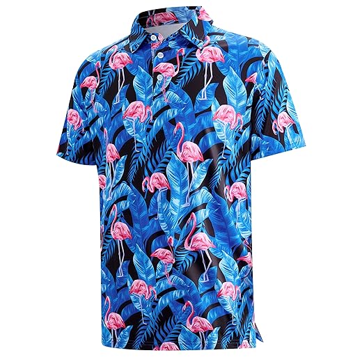 APTRO Men's Quick Dry Golf Polo