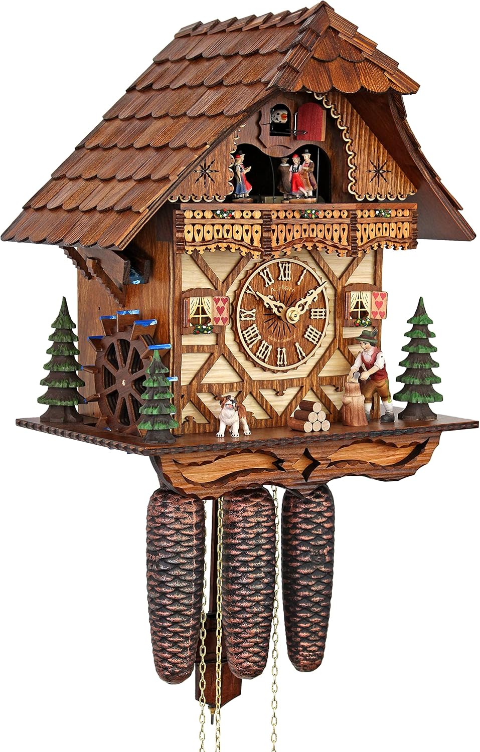 Cuckoo Clock - The Busy Wood Chopper