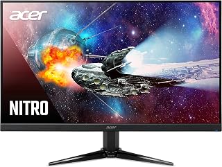 Acer Nitro QG241Y Pbmiipx 23.8" Full HD (1920 x 1080) VA Gaming Monitor with AMD FreeSync Premium Technology, Up to 165Hz, 1ms (VRB), HDR10, (1 Display Port 1.2, 1 x HDMI 2.0 & 1.4)