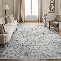 Vista 33 de Bloom Rugs - Alfombra caminera Caria lavable, antideslizante, de 3,05 m, color marfil/gris/caramelo tradicional, para entrada, pasillo, baño