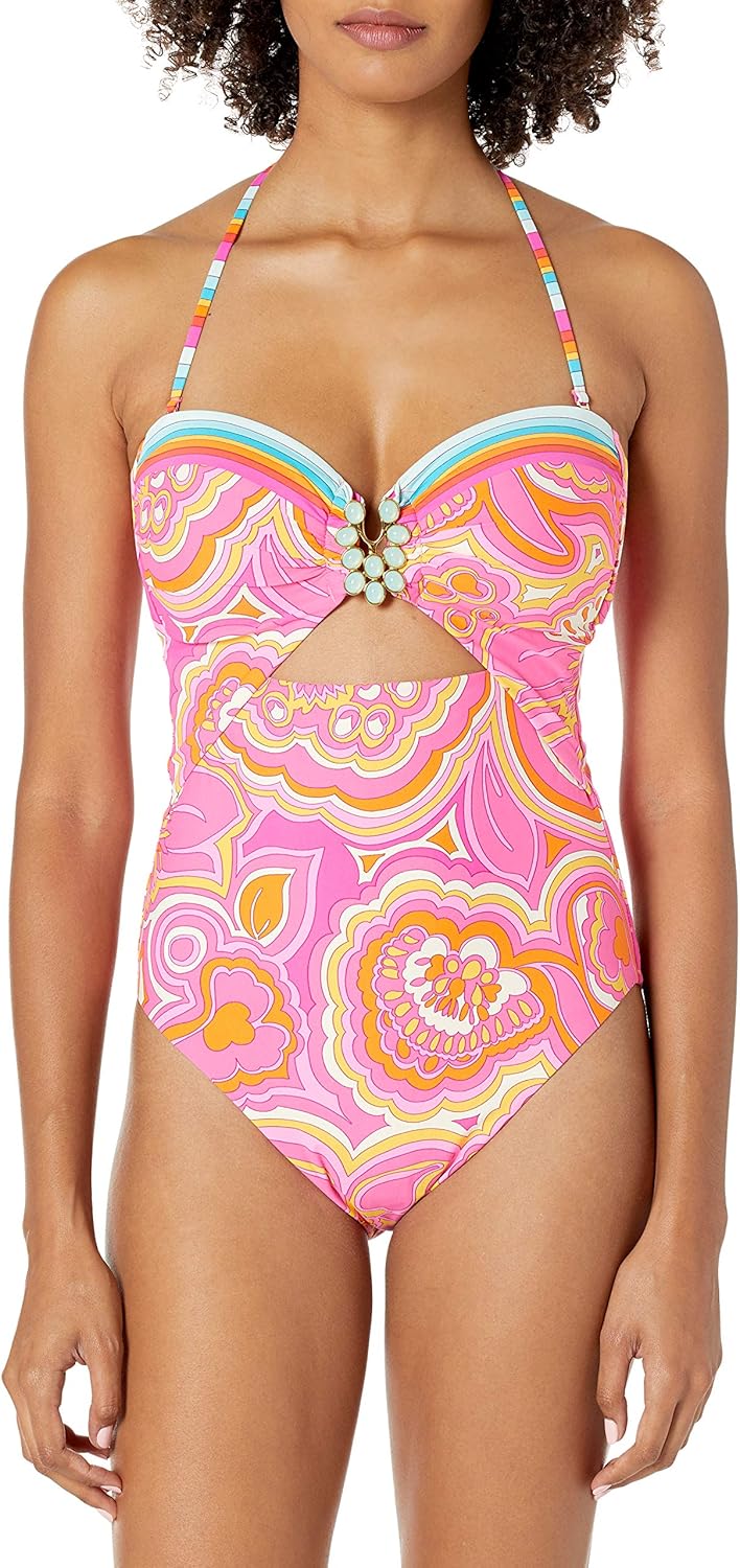 Trina turk one piece swimwear Clearance