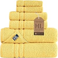 Vista 30 de Hawmam Linen - Paquete de 4 toallas de baño blancas de 27 x 54 pulgadas, 100% algodón turco, suaves, ligeras y altamente absorbentes, toallas