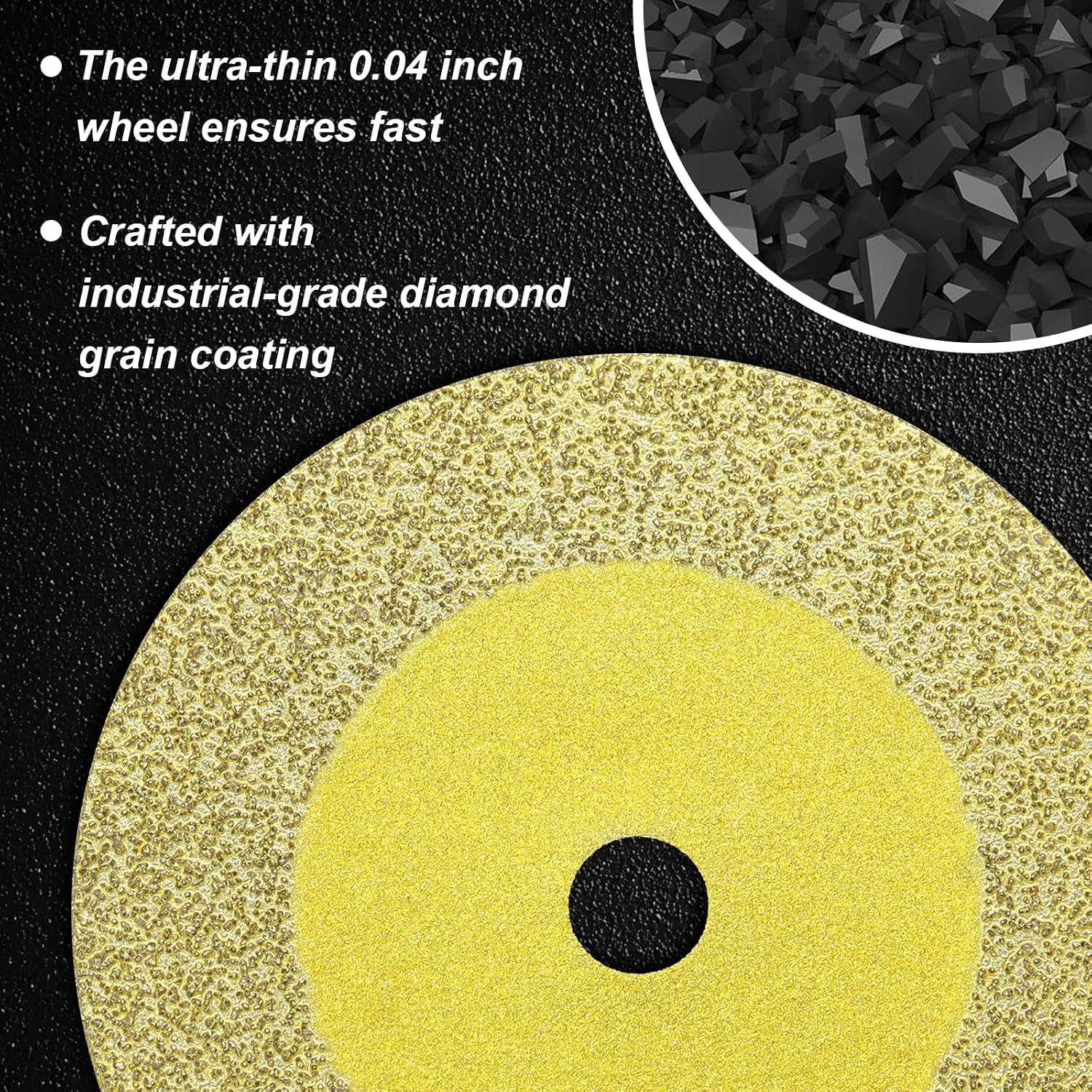 2Pcs 2 Inch Diamond Die Grinder Cut Off Wheel