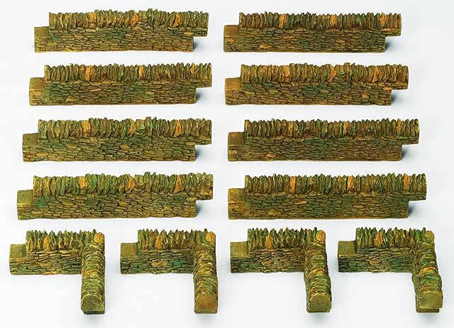 Hornby R8539 Skaledale 00 Gauge Cotswold Wall Pack No 1,green,1.8 x 15 x 18 cm; 158.76 Grams