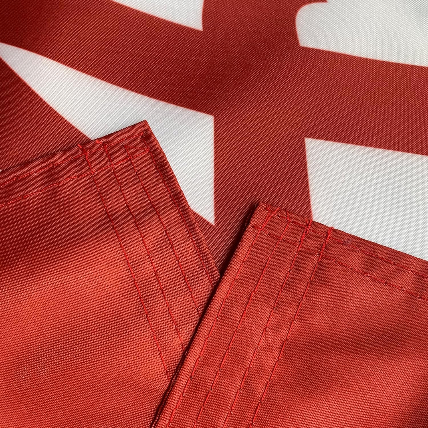 Alabama Flag 3x5 Outdoor Double Sided Heavy Duty Durable Polyester 3 Ply Alabama AL State Flags With 2 Brass Grommets 4 Rows Stitched 3X5 FT