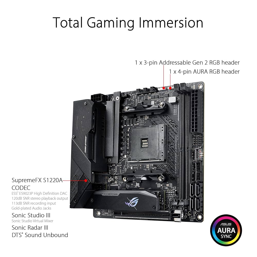 ASUS ROG STRIX B550-I GAMING マザーボード am4 ASUS ROG Strix B550-I Gaming AMD AM4 Mini-ITX Motherboard