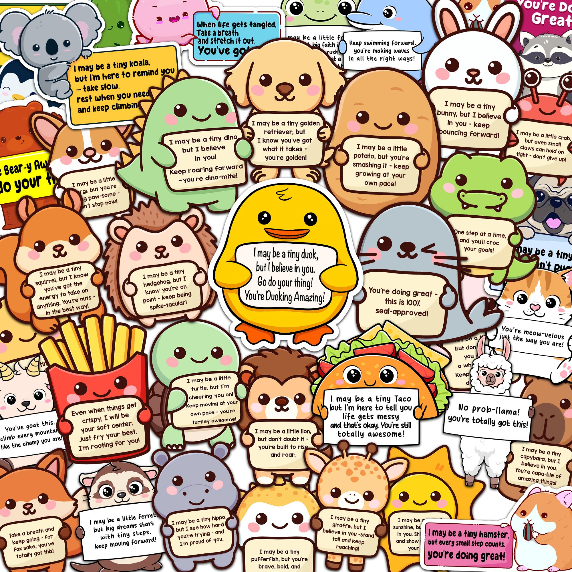 50 PCS Mental Health & Positive Affirmation Stickers - Vinyl, Waterproof For Journals, Laptops, Planners - View #7