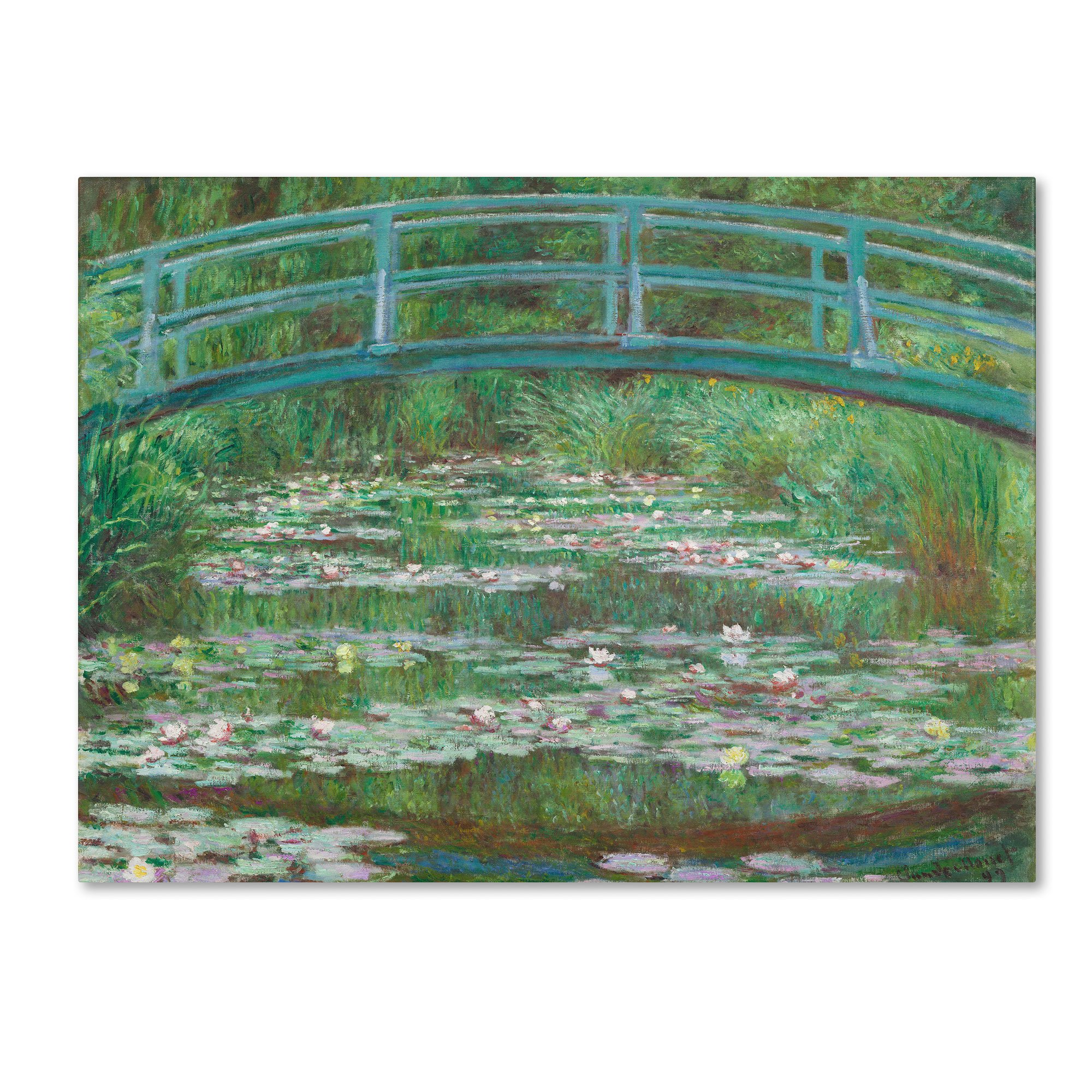 Amazon.co.jp: クロード・モネ作「The Japanese Footbridge 1899