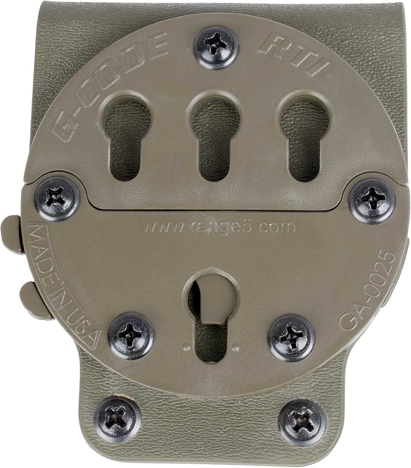 G-CODE RTI Rotating Tactical Belt Mount -GCA 90-(OD Green) 100% Made in The USA
