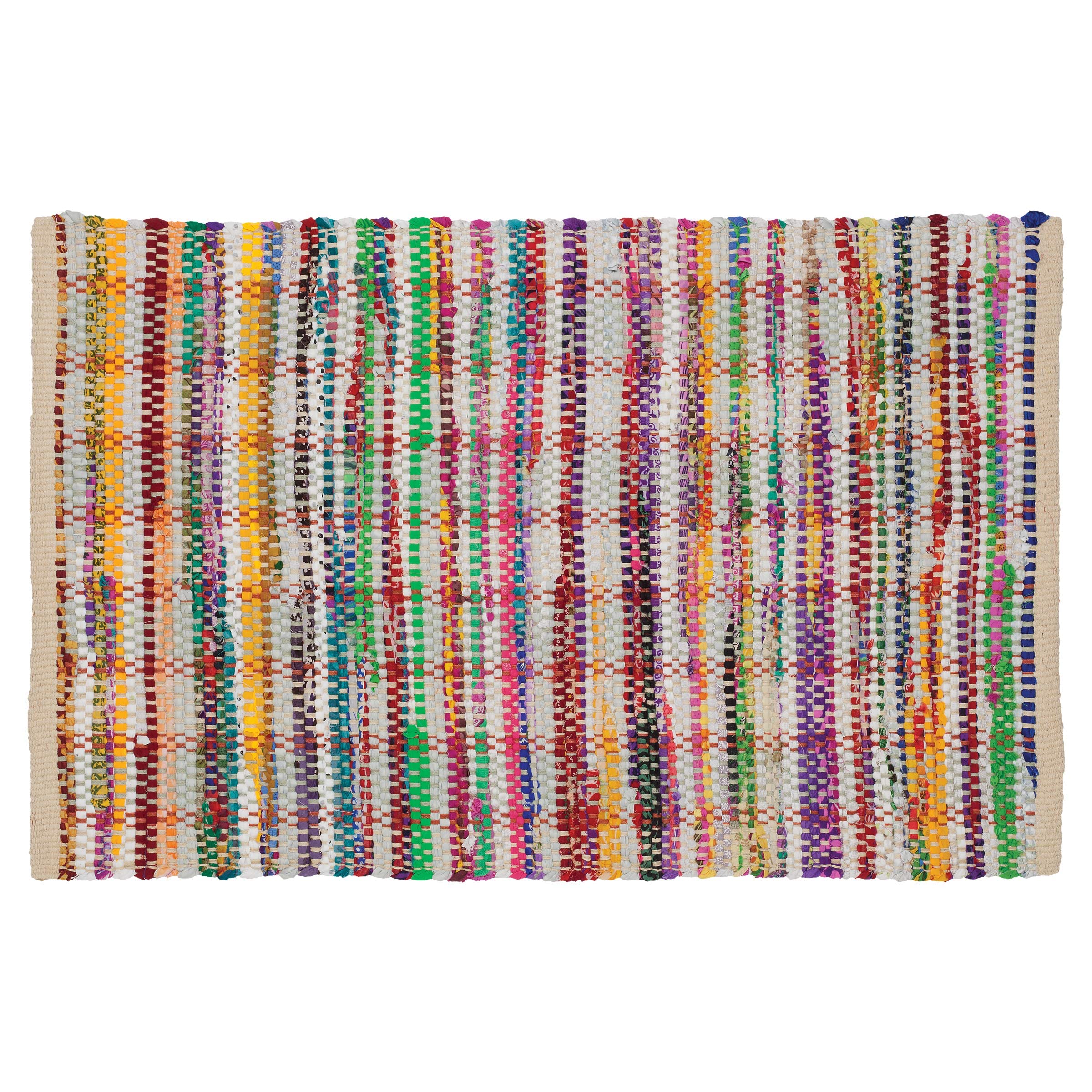 Sealskin Jaipur Bath Mat, Cotton, Multi, 60 x 0.7 x 90 cm