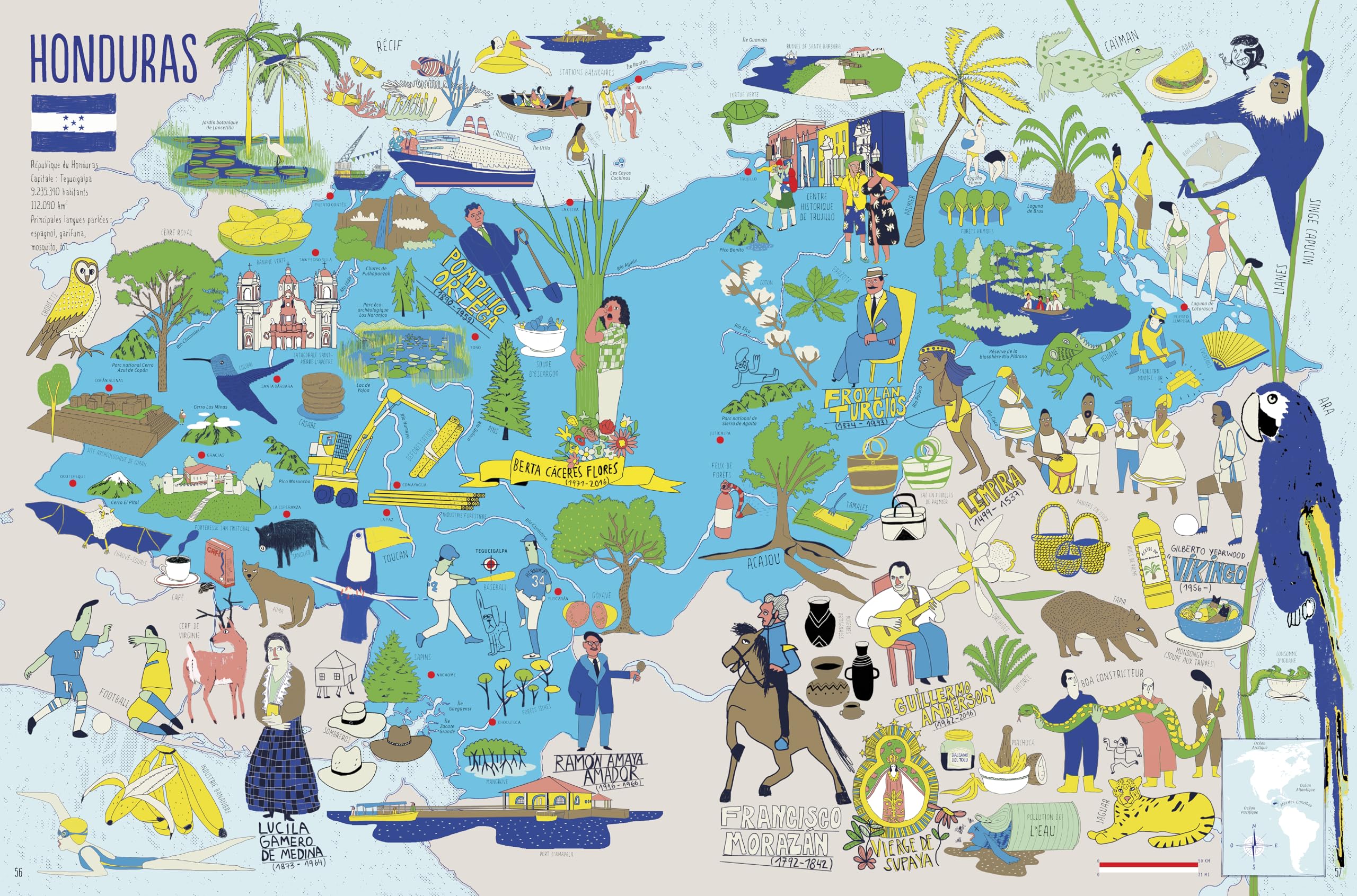 Atlas des Amériques - Voyage de l'Arctique à la Terre de Feu