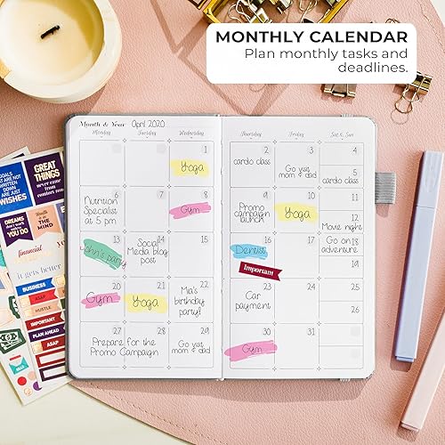 Miniatura 4 de GoGirl - Planificador y organizador para mujeres planificador semanal de bolsillo, diario de objetivos y agenda para la gestión del tiempo y la