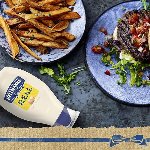 Miniatura 10 de Hellmann's Real Mayonesa para un rico condimento cremoso Real Mayo Squeeze Botella sin gluten, hecha con huevos 100% sin jaulas, 20 onzas (paquete