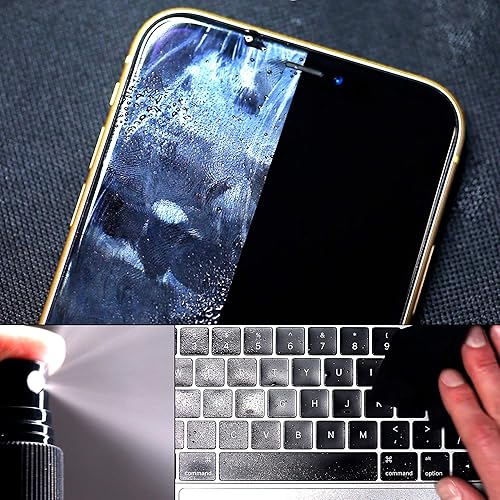 Miniatura 8 de cellhelmet DISTEK - Kit limpiador de pantalla y teléfono universal para iPhone, galaxia, iPad, lentes, óptica, LCD, TV (8 mL)