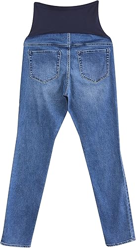 Miniatura 3 de Motherhood Maternity Women's Indigo Blue Super Stretch Secret Fit Over The Belly Skinny Jeans