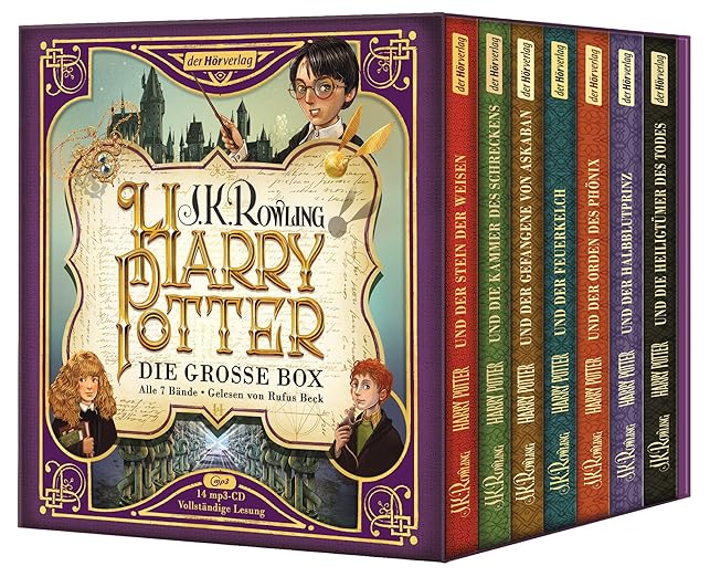 Harry Potter Hörbuch Rufus Beck Stream Kostenlos Harry Potter. Die große Box zum Jubiläum. Alle 7 Bände.: Gelesen von