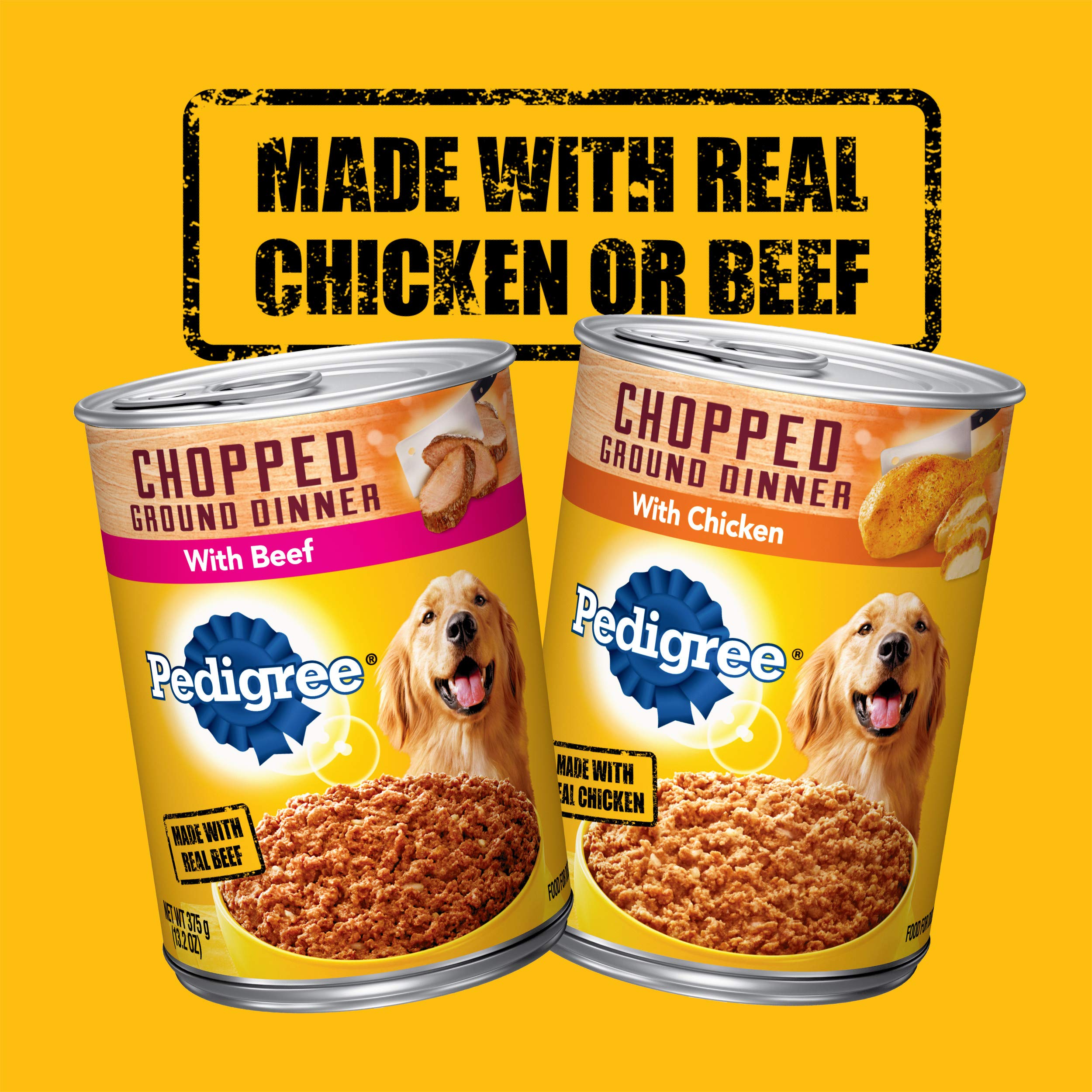 Buy PEDIGREE CHOPPED GROUND DINNER Adult Canned Wet Dog Food Variety